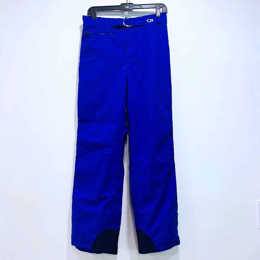 Vintage CB Sports Gore-Tex Women's Royal Blue Ski Snow Pants USA Size Small
